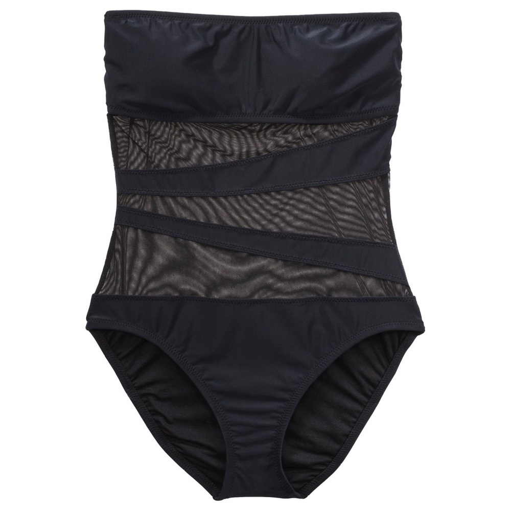 Micro Goddess Mesh-Inset Bandeau Swimsuit-BNWT! - Picture 3 of 5