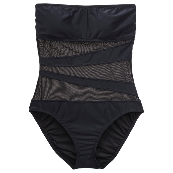 Micro Goddess Mesh-Inset Bandeau Swimsuit-BNWT! - Picture 3 of 5