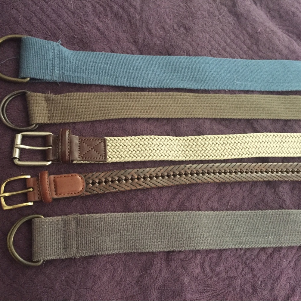 Assortment of men's belts
