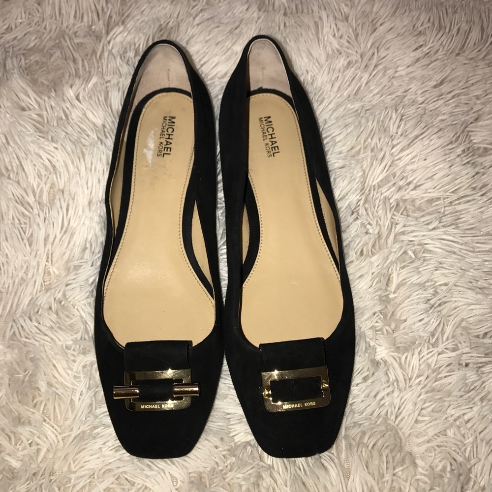 Michael kits black flats