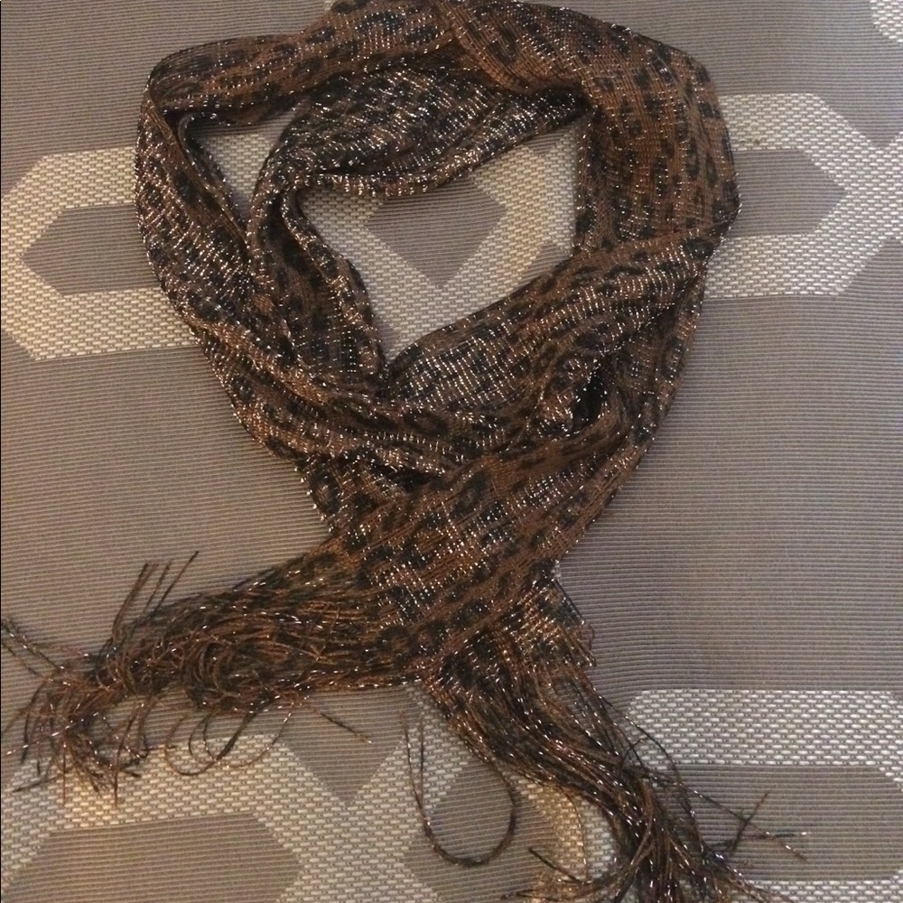 Skinny Leopard Scarf