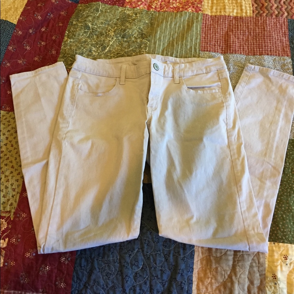 Light tan American Eagle jeggings