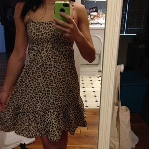 Cheetah print dress