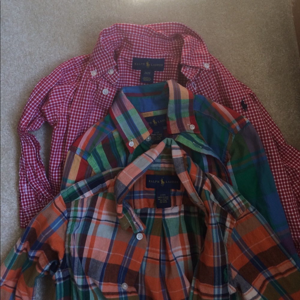 Ralph Lauren button up shirts