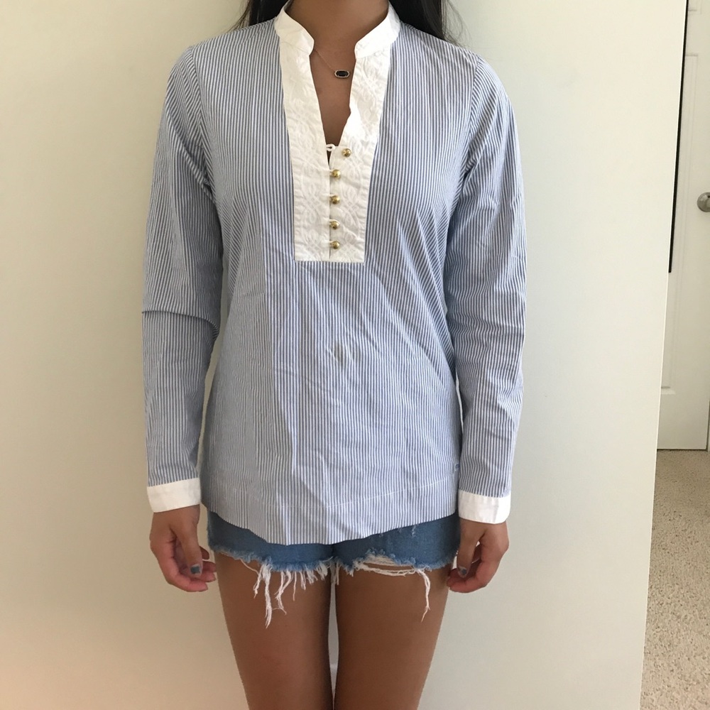 Long sleeve blouse vineyard vines