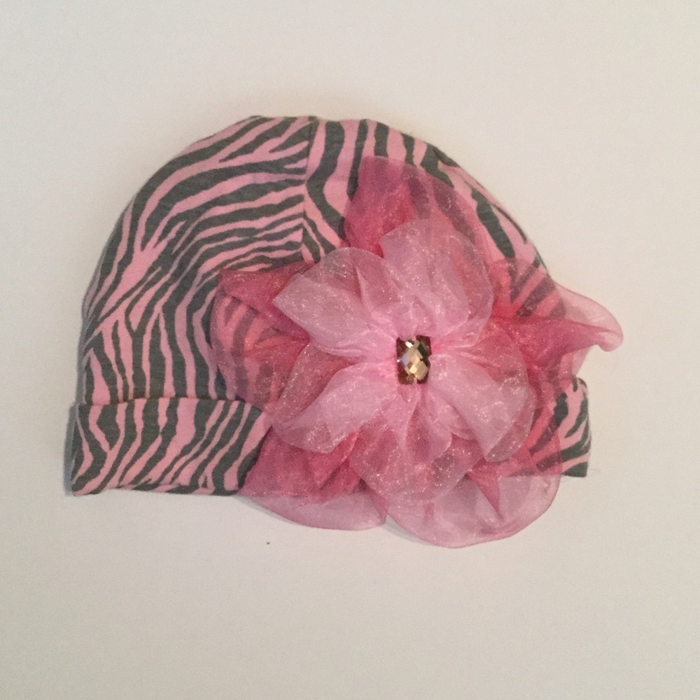 CachCach Pink Zebra Hat