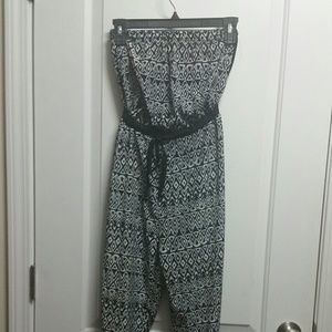 Back and White Romper