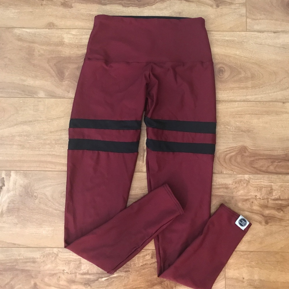 GTS Maroon Leggings