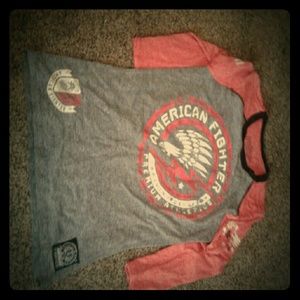 Small American fighter shirt