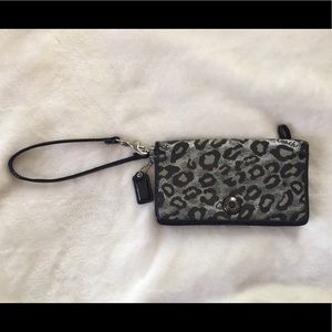 Ocelot Coach Zip-Around Wallet