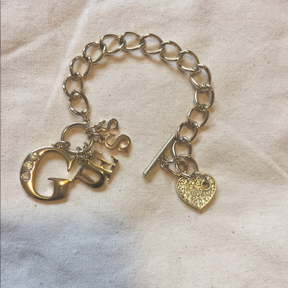 Guess Link Charm Bracelet