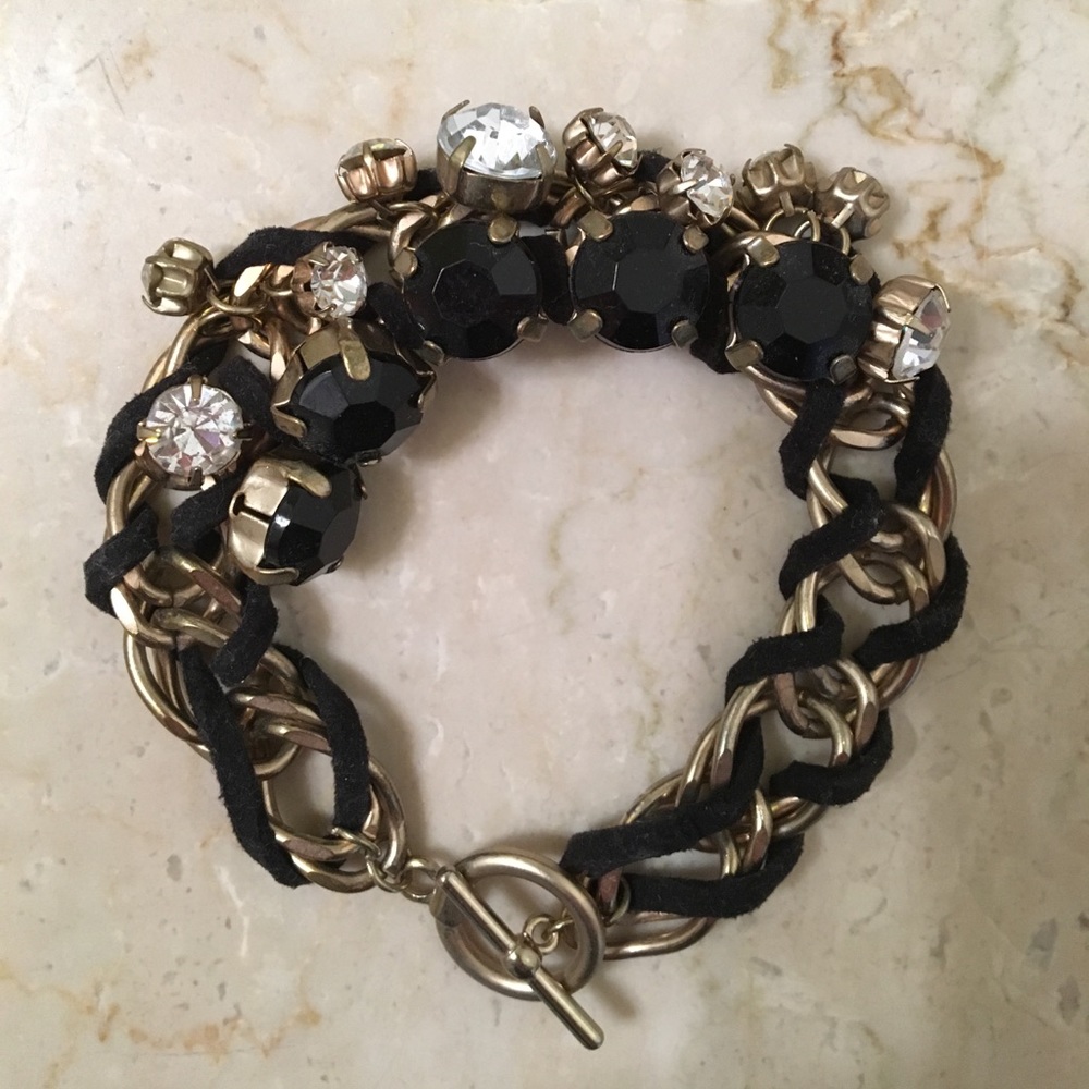 Mixed material bracelet
