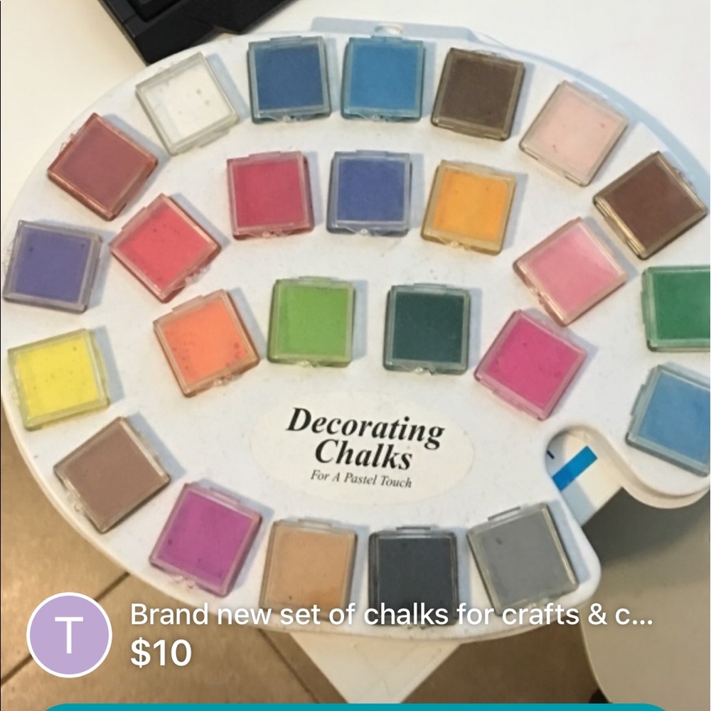 Brand new craft chalk set - crafts & card making