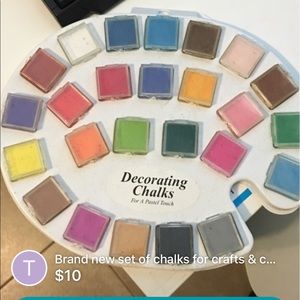 Brand new craft chalk set - crafts & card making