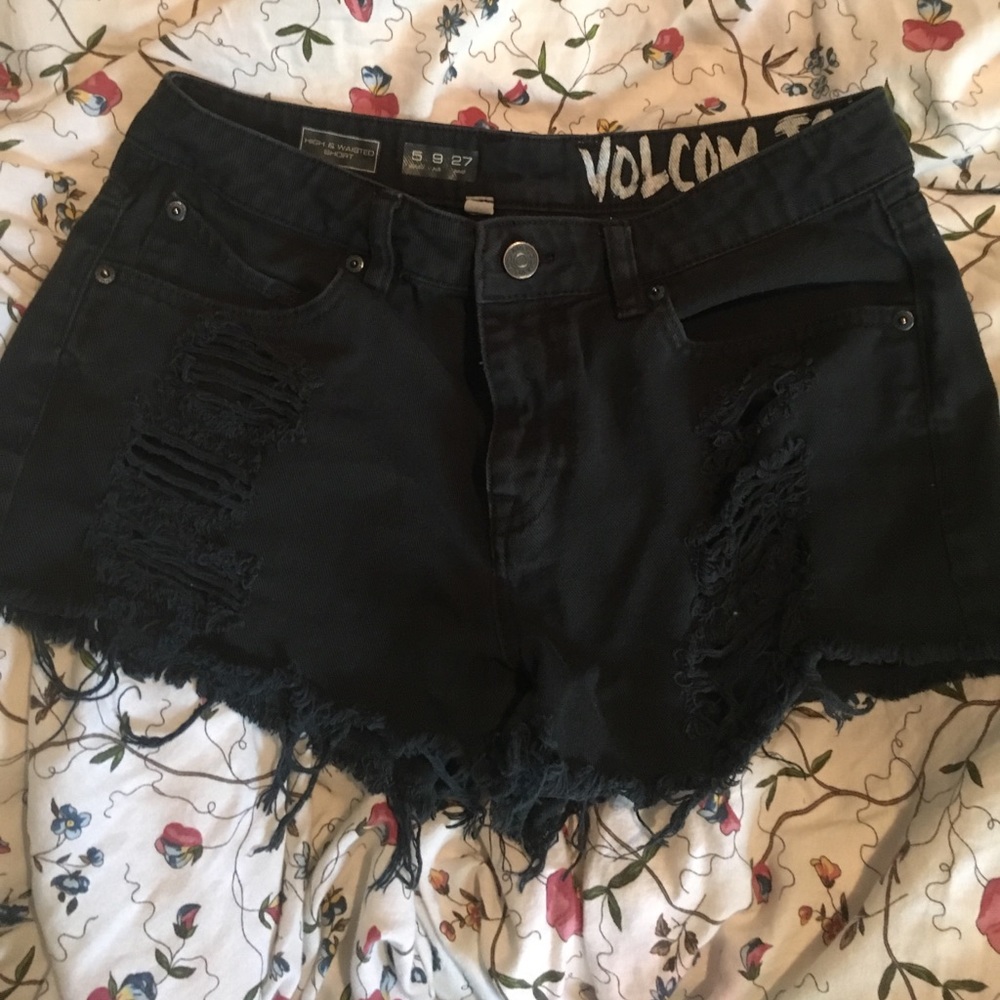 High waisted volcom shorts