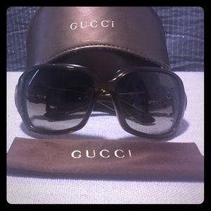Gucci Brown Bamboo Horsebit Sunglasses gg 2969/s
