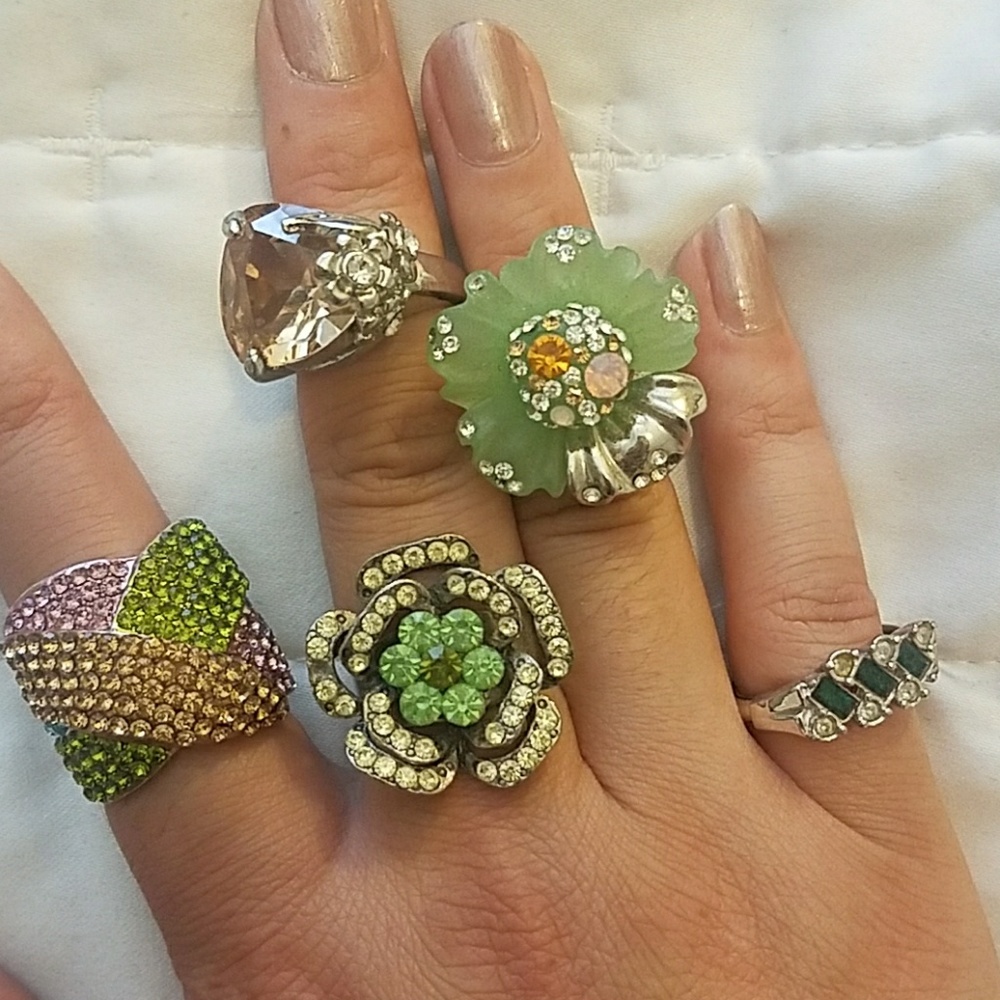 Nordstrom FASHION RINGS - rhinestone dream