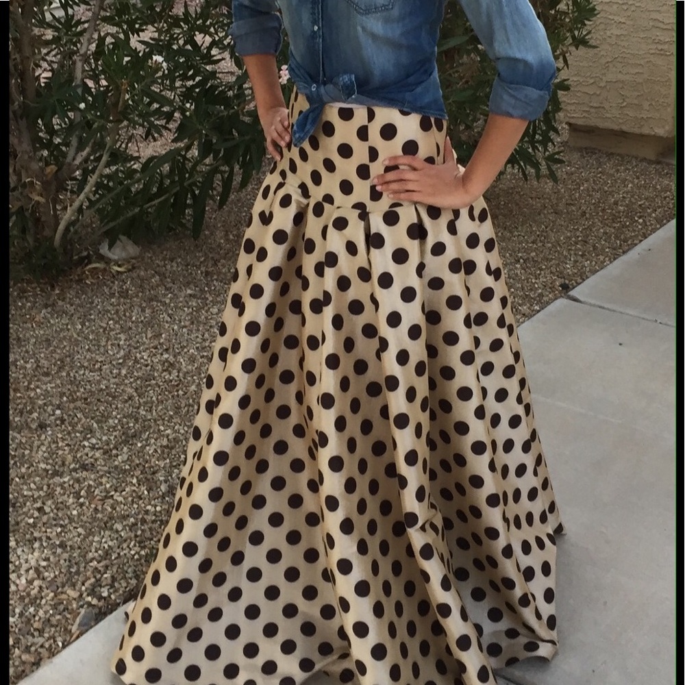 Waltzing Matilda polka dot skirt