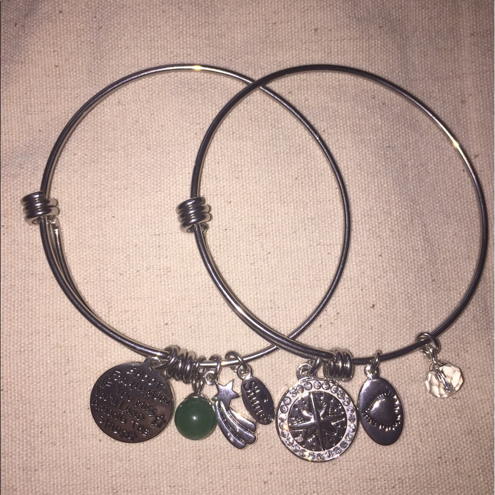 Footnotes Charm Bracelets (set of 2)