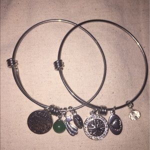 Footnotes Charm Bracelets (set of 2)