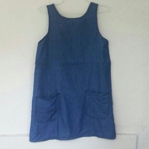 Chambray Shift Dress