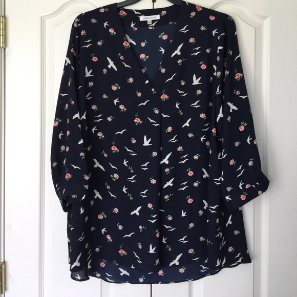 Rose + Olive Tops - Reserved for sandybugz      Fun print blouse