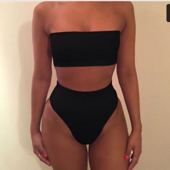 Ombre Bandage Strapless