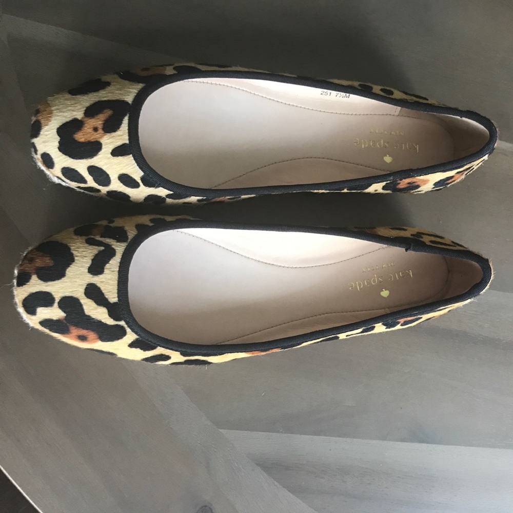 Kate Spade - Vilette - Haircalf Flat Leopard NEW