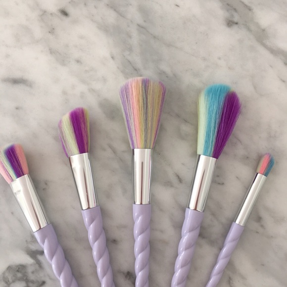 🦄Unicorn Brushes (Set of Five) 🦄 - Picture 3 of 6