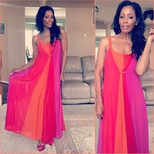 Multi Colored Maxi Dress