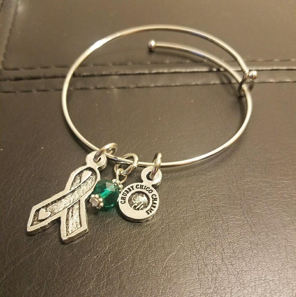 Alex and Ani Style Liver Cancer Awareness Bracelet