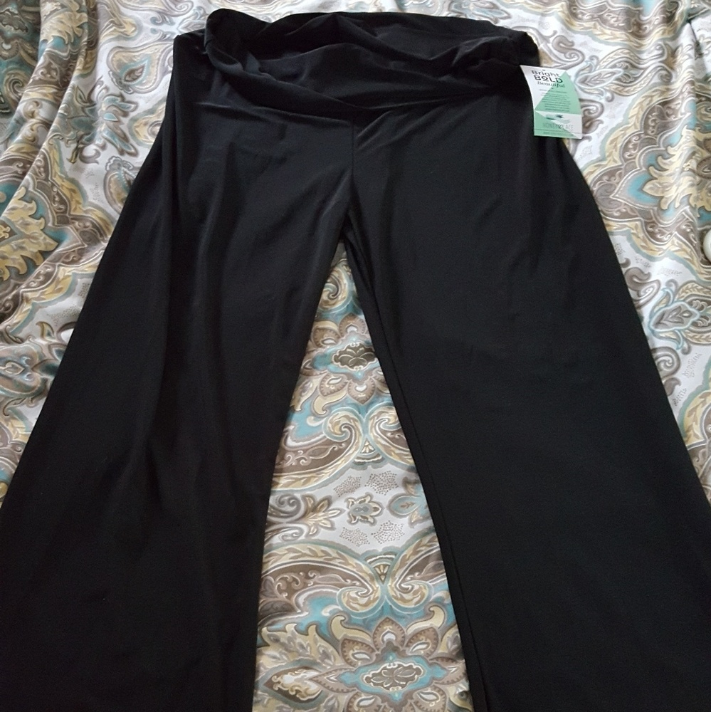 SOLD Nwt black honey & lace palazzo pants