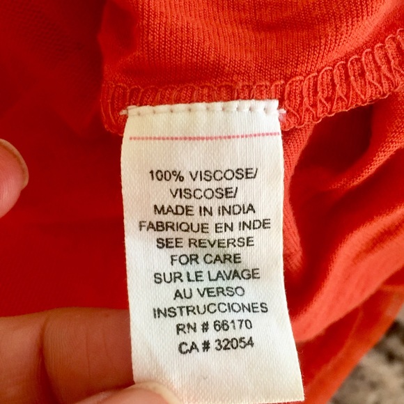 Free People Orange Needlepoint Babydoll dress - Picture 6 of 8