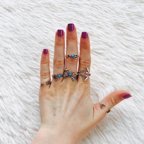 Boho Midi Ring Set 💍 - Picture 4 of 5
