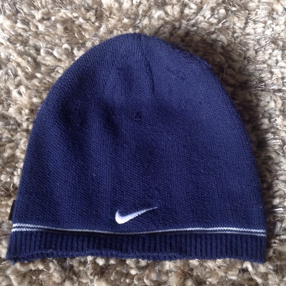 Kid's Nike Navy Blue Dri-Fit Beanie