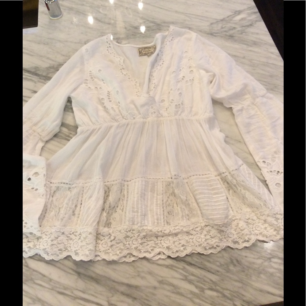 White Lace Top