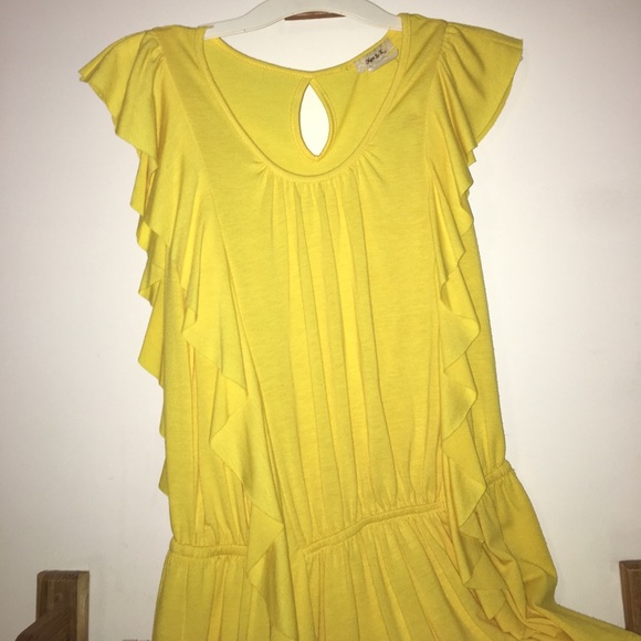 Yellow Ruffled Top - Picture 3 of 3