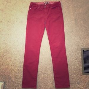 Paige Skyline Denim in Red
