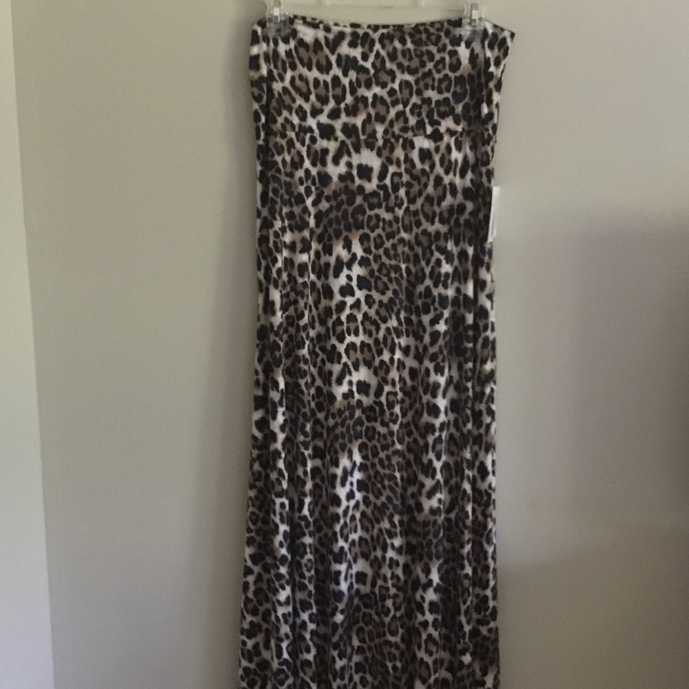NEW! LulaRoe Leopard Maxi Skirt