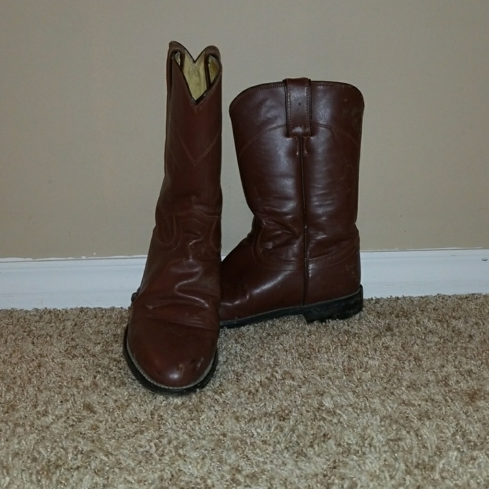 Brown Justin Roper Boots