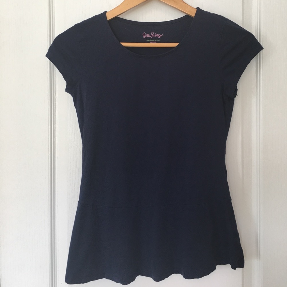 Lilly Pulitzer peplum tee