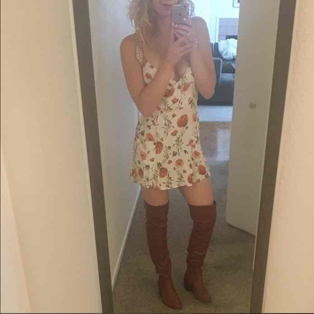 Over the Knee Brown Boots