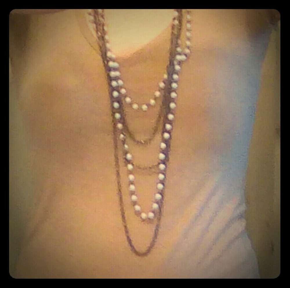 Multi layered Pearls Necklace
