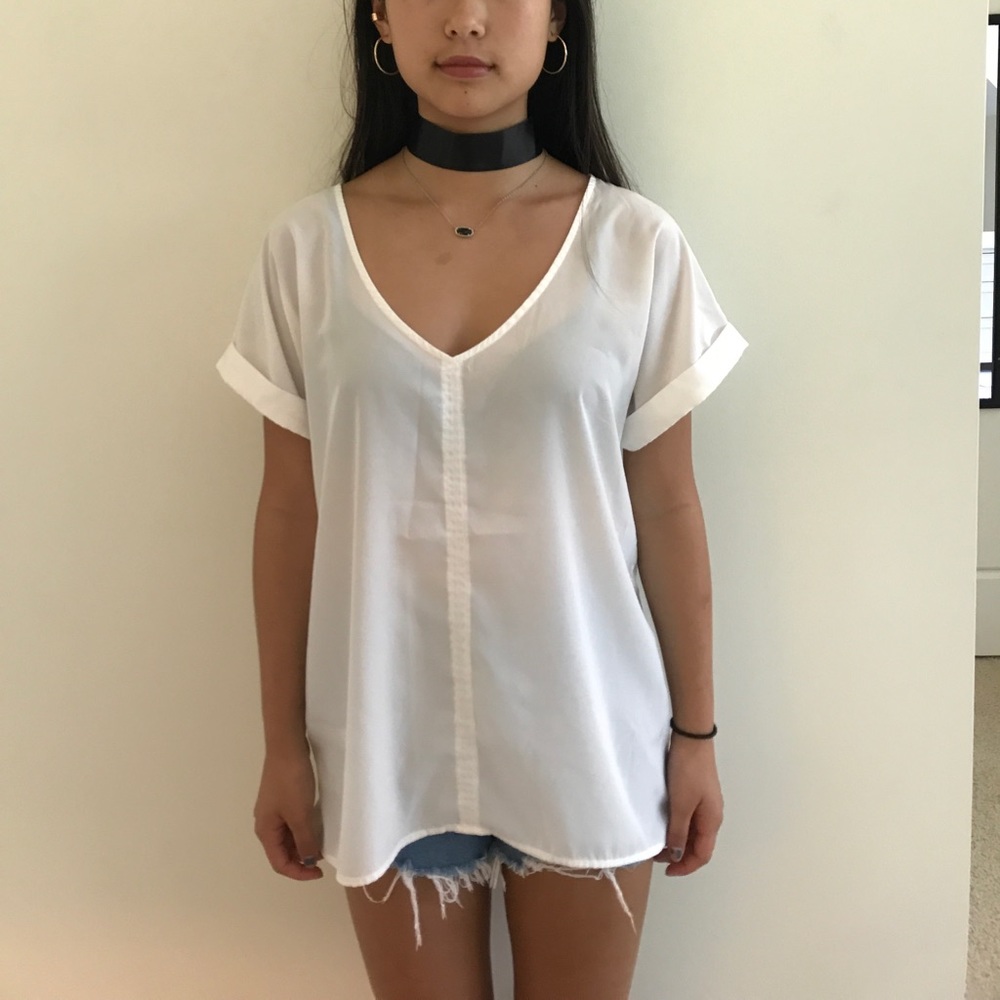 Black silk choker