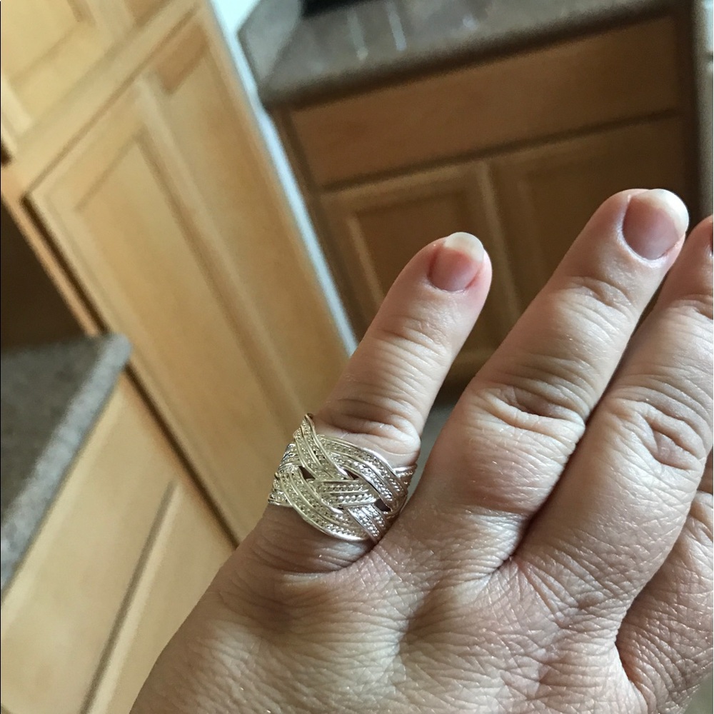 Silver Rope Ring