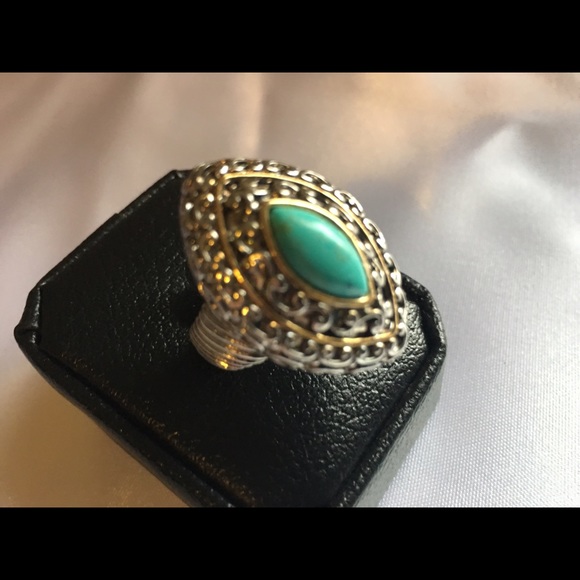 🔥Clearance Sale! Turquoise large Statement Ring! - Picture 3 of 5
