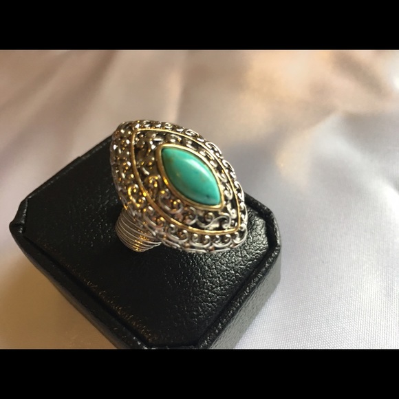 🔥Clearance Sale! Turquoise large Statement Ring! - Picture 4 of 5