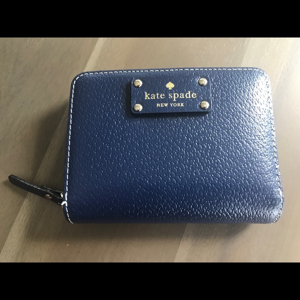 Kate Spade Cara Wellesley Small Wallet - Navy