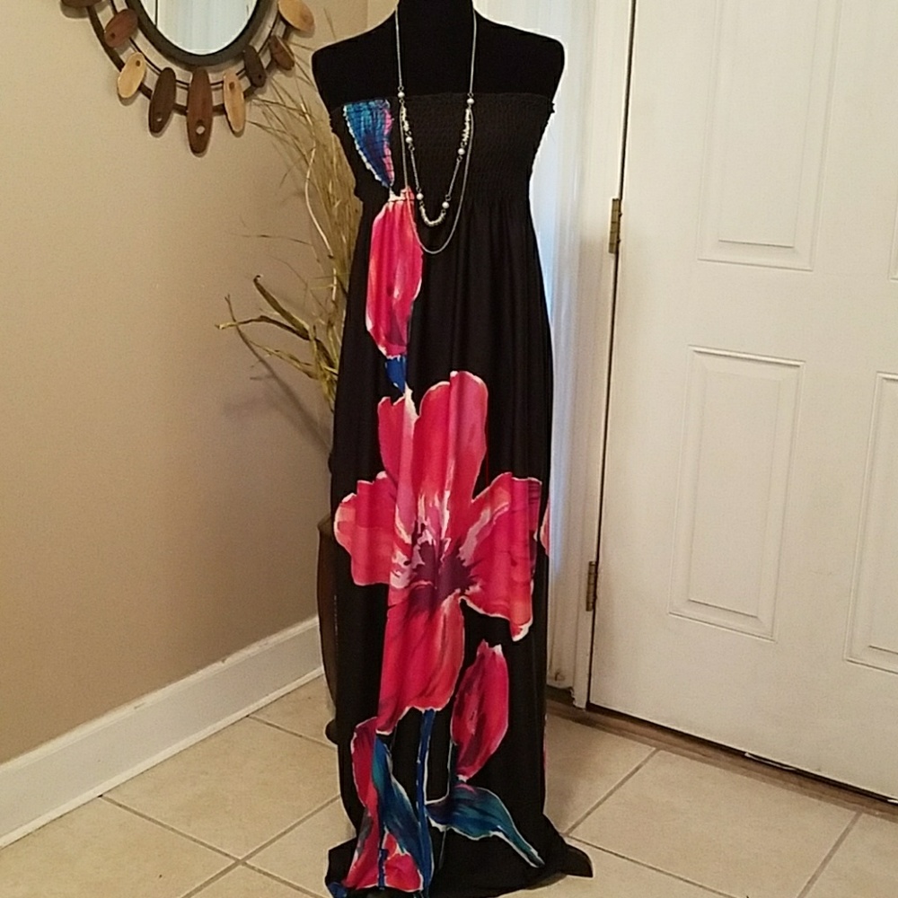 Bongo Strapless Maxi Dress