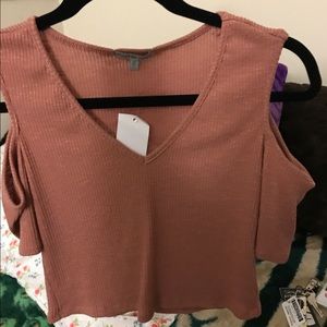 shoulder crop top